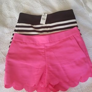 Express vacay resort beach boho shorts 2 sz 0 LOT
